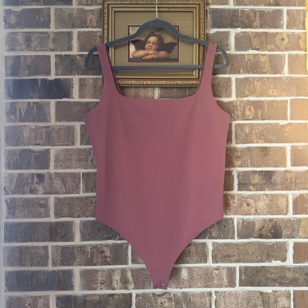 Express Dusty Rose Bodysuit